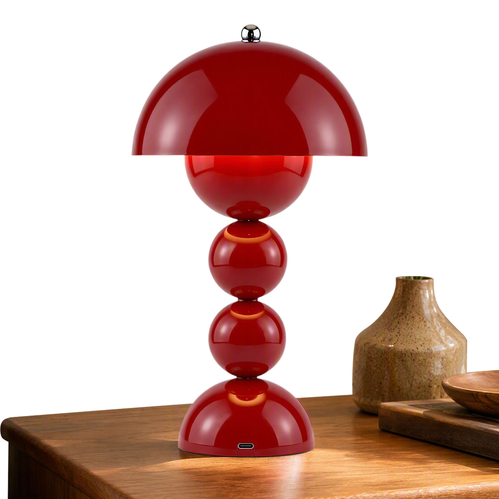 Desk Lamp - Mushroom Flower Bud Table Lamp USB