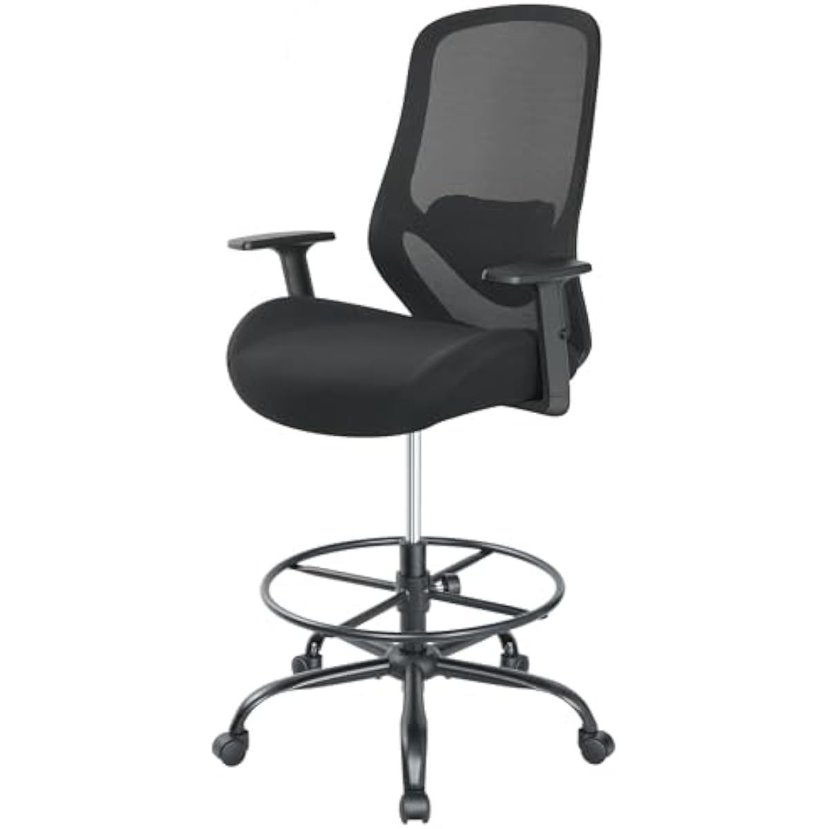 Standing Desk - Ergonomic Tall Drafting Chair with Memory