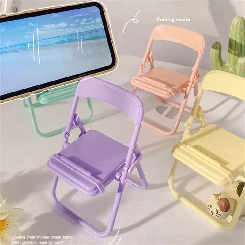 Desk Organizer - Cute Chair Phone Holder Stand Creative