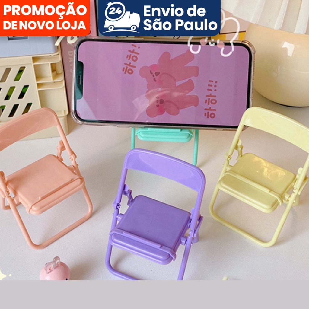 Cute Chair Phone Holder Stand  - Desk Organizer 评论和价格